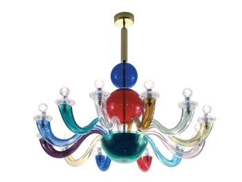 99.80 - Glass chandelier
