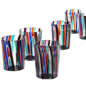 Set di 6 Bicchieri a Canne H 11
