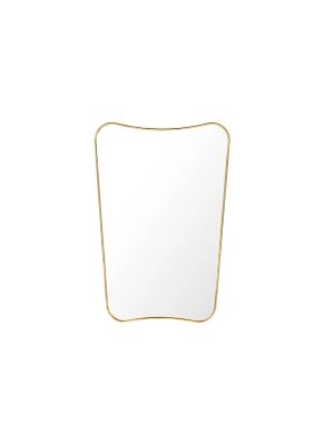 Golden Rectangular Small wall mirror - F.A. 33
